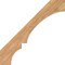 Ekena Millwork 3 1/2"W x 42"D x 42"H Balboa Smooth Knee Brace, Western Red Cedar BRC04X42X42BOA00SWR - alternate 3